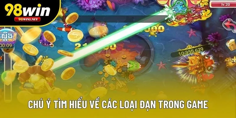 Chú ý tìm hiểu về các loại đạn trong game