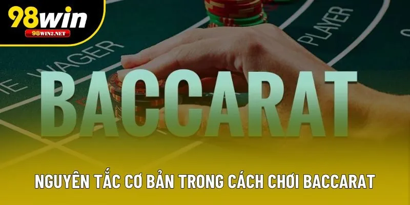 Nguyên tắc cơ bản trong cách chơi baccarat